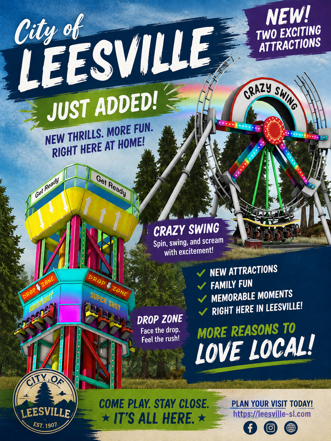 Get your Ride on in Leesville